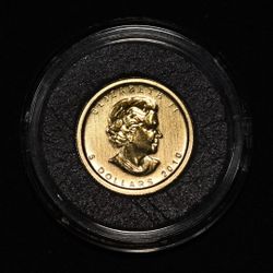 2010 Canada 1/10oz .9999 Gold Maple Leaf Coin
