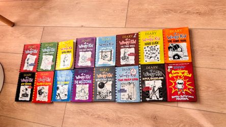 Diary of a whimpy kid books 1-17