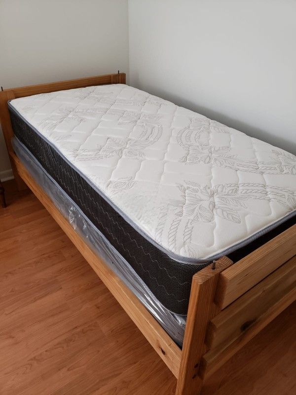 NEW TWIN MATTRESS WITH BOX SPRING 🔝 ALL SIZES IN STOCK