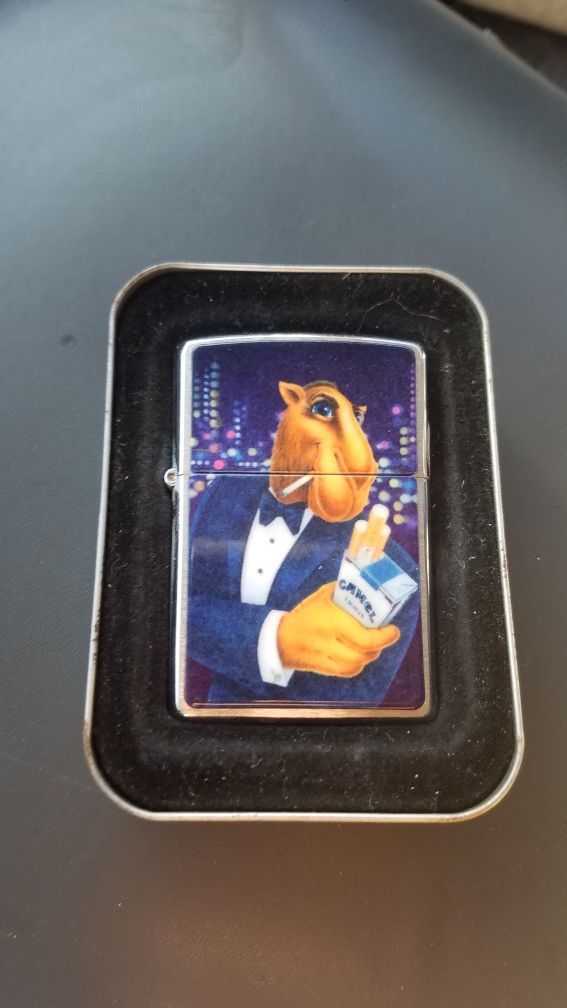 Joe Camel collector Zippo new in tin, never fired