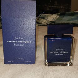 Narcisco Rodriguez Blue Noir edt 3.3oz NEW 