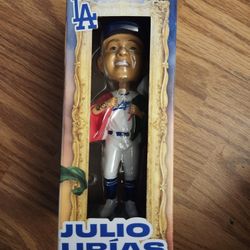 Dodgers Julio Urias, World Series bobblehead.