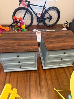 Joaxswe 24" Wide Farmhouse Night Stand Set