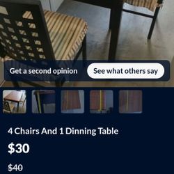 Table And Chairs