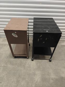 Safco Mobile Locking File Carts on Wheels (2) - Legal Size