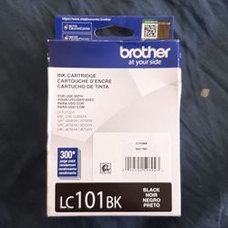 Brother Genuine LC101BK Standard-yield Black Ink Cartridge.