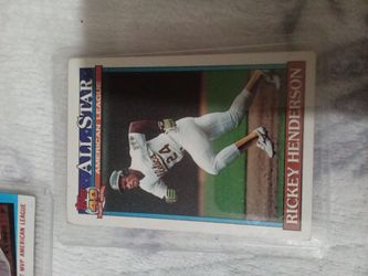 Ricky Henderson All Star tops baseball card number (contact info removed)