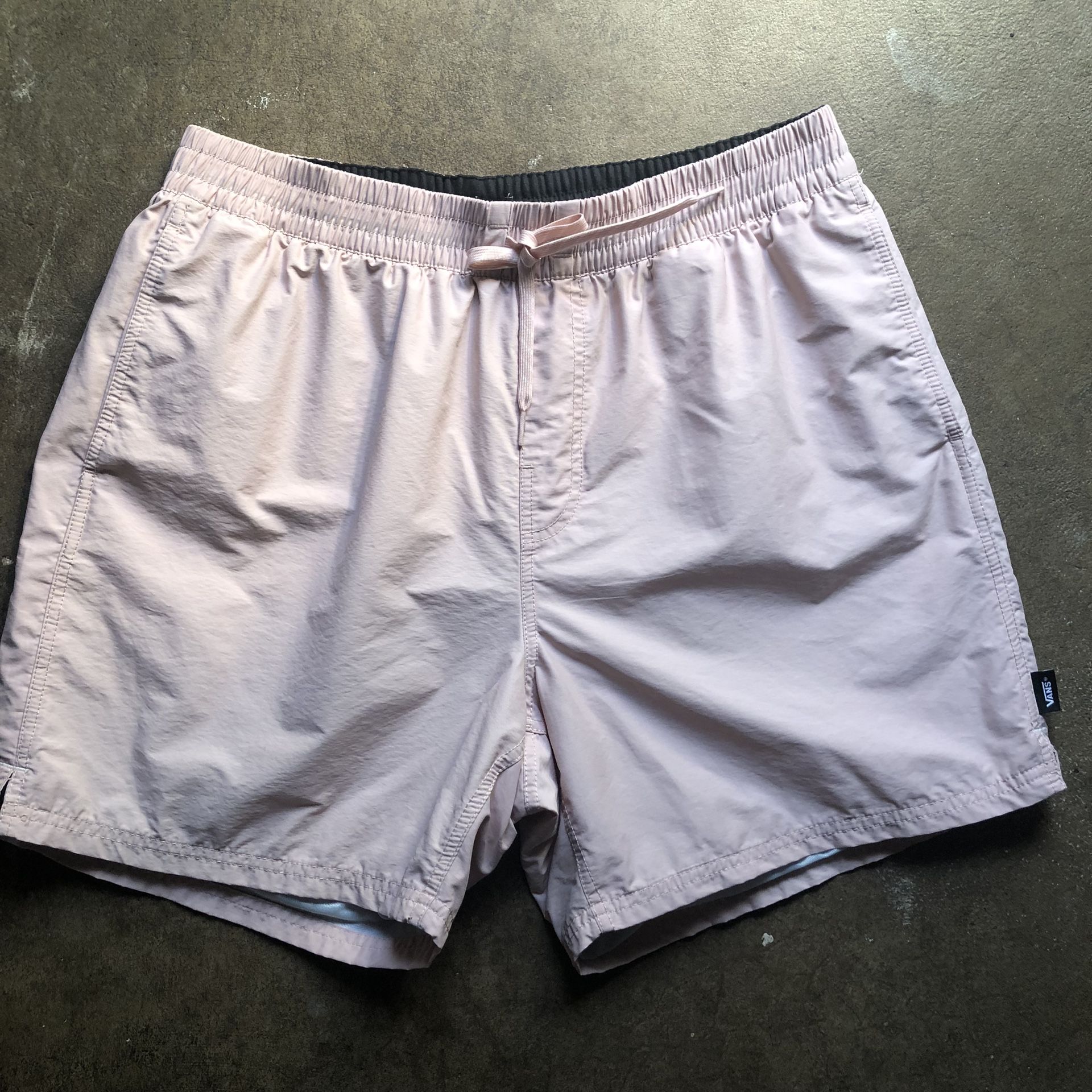 Vans Mens Primary Volley Board Shorts Light Pink Large VN0008KWBQL