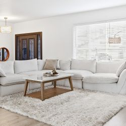 White Sanctuary Sectional Sofa