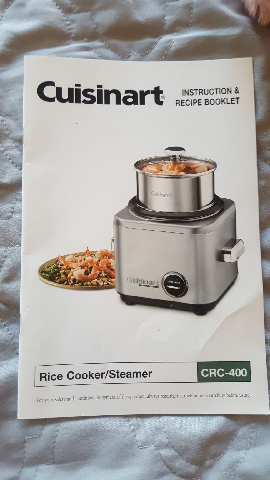 Cuisinart rice cooker and steamer
