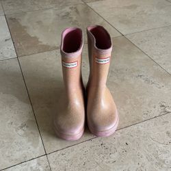 Hunter Rain Boots Size 8 Girls 