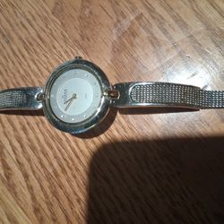 Watch Skagen women’s stainless steel and Silver Tone mesh with adjustable strap Rare.