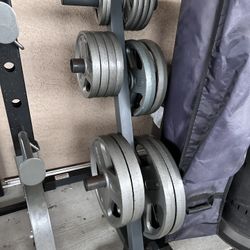 Weight Set With Rack 