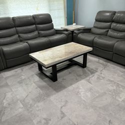 Leather Couch 