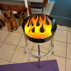 On Fire Stool
