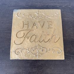 “Have Faith” decorative plate