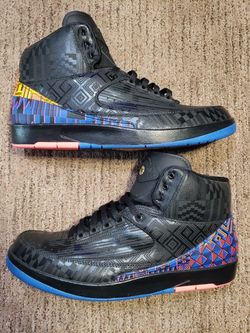 Air Jordan 2 Retro Black History Month - Size 9.5