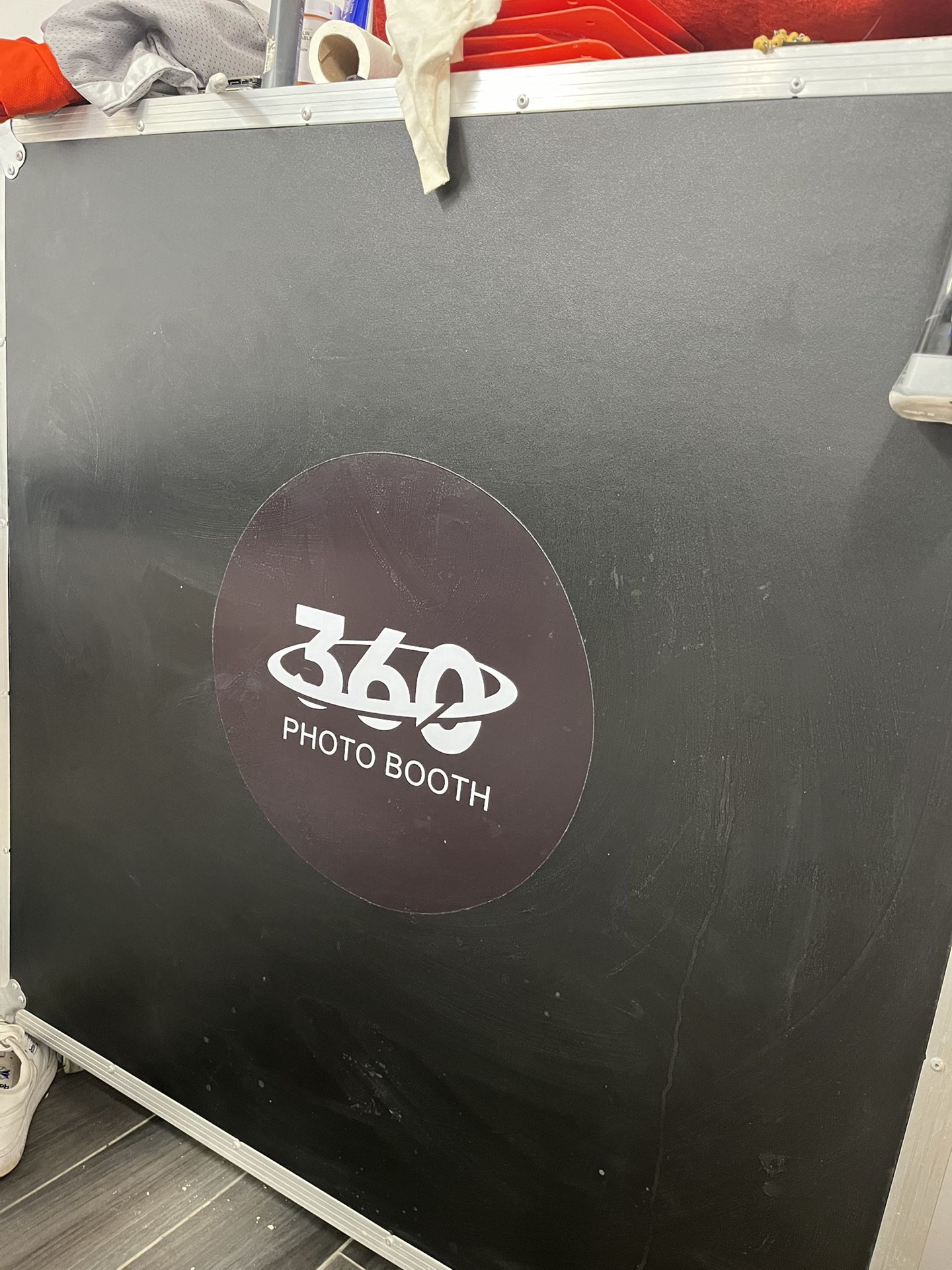 2-4 People 39.4" 360 Photo Booth Rotating Selfie Platform Spinner Party