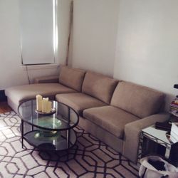 Grey/Beige KIVIK Sectional Sofa $400