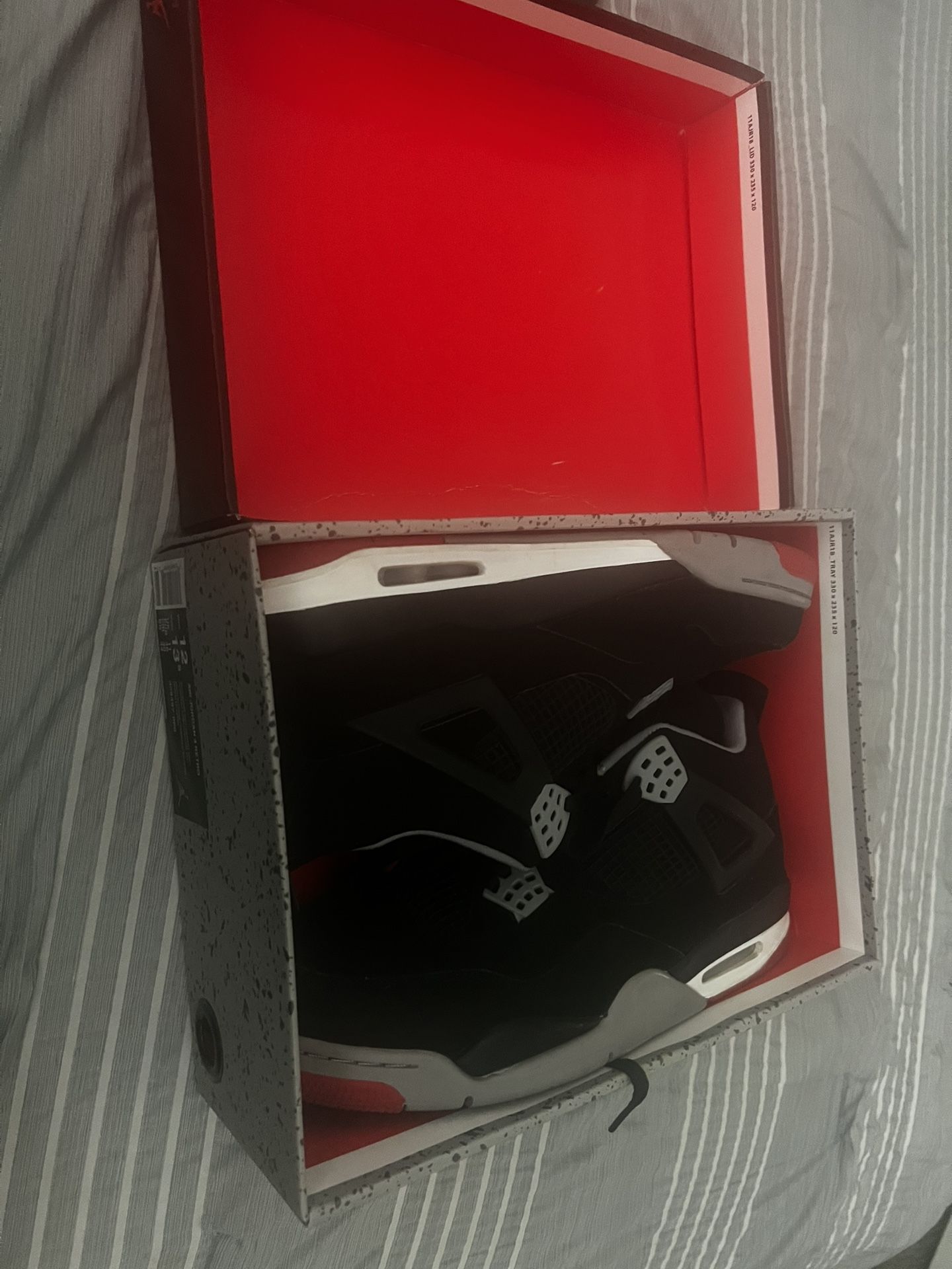 Used Jordan 4s “BREDS” Size 12 Men’s