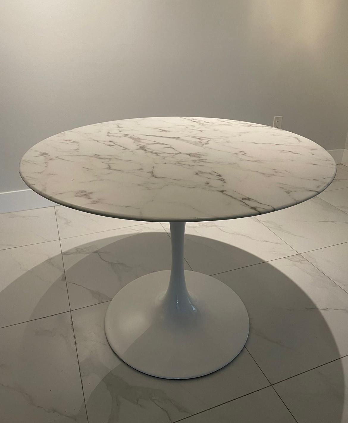 Round Marble Dining Table 