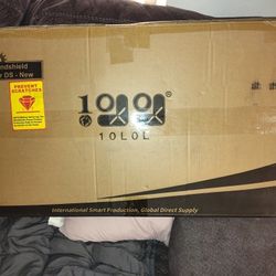 10L0L Golf Cart Windshield HD Shatterproof and Foldable Windpr