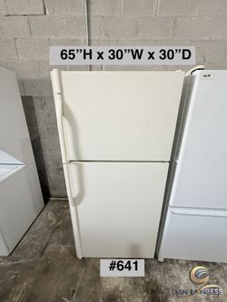 Kenmore refrigerator top and bottom 30”W (#641)