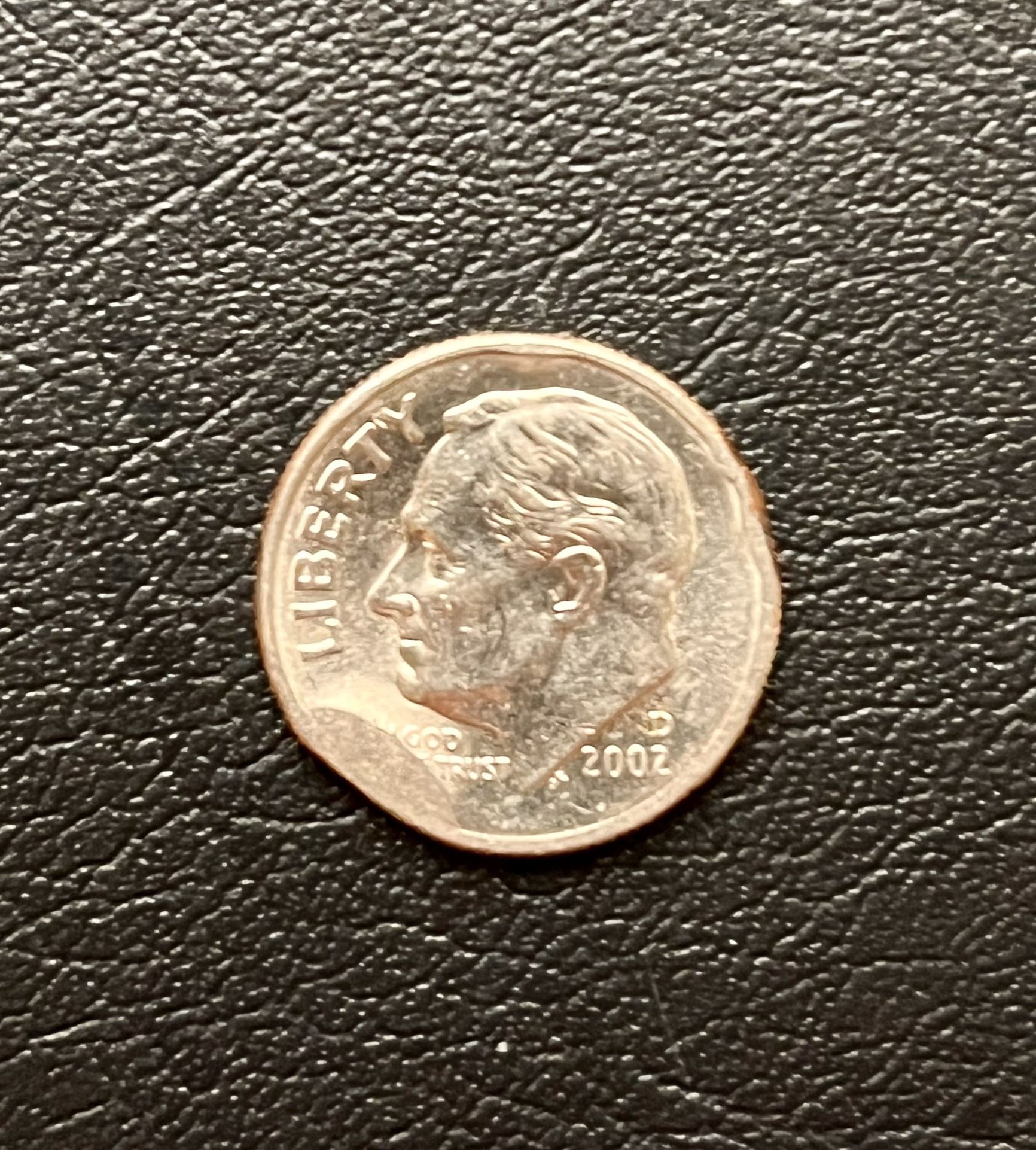 2002 D Dime - Cud Error 