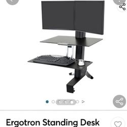 Ergotron Standing Or Sitting Desk  