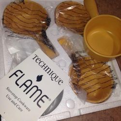 Brand-new, in the box, Technique Flame Stoneware Stovetop Cookware