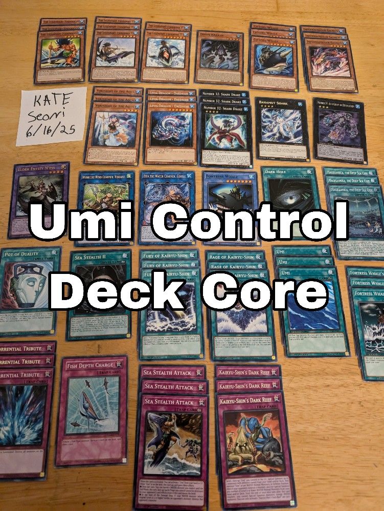 Yu-Gi-Oh Umi Control Deck Core