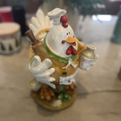 Kitchen Utensil Holder Hen Decor