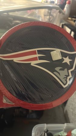 New England Patriots NFL Paper Plates