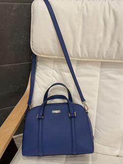 Kate Spade Blue Leather Bag