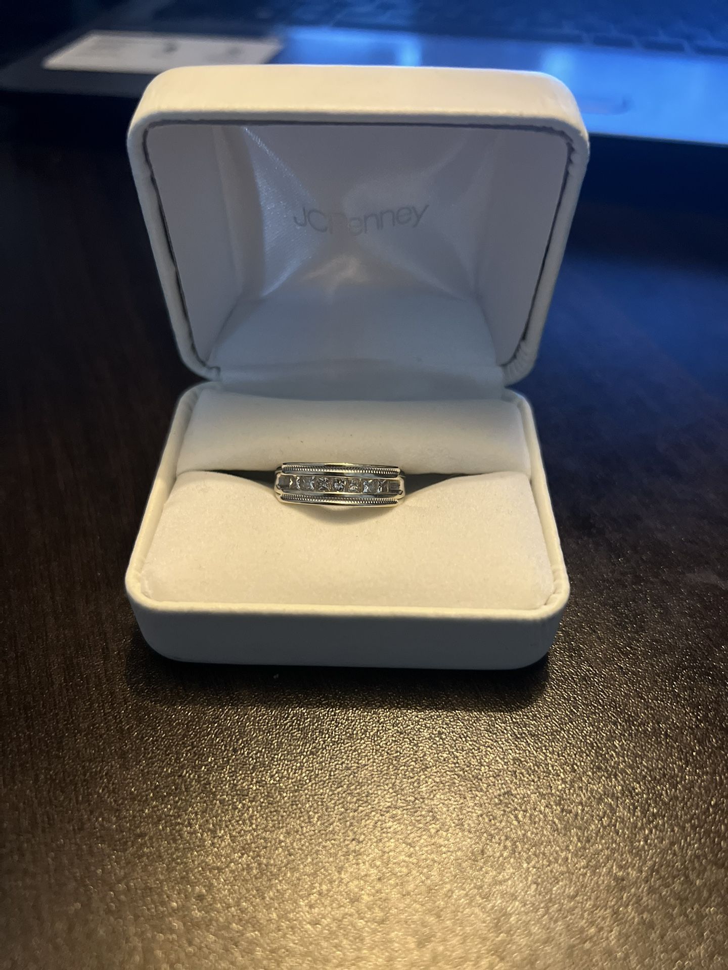 HOT Diamond Band Jcpenney White Gold Wedding Bands