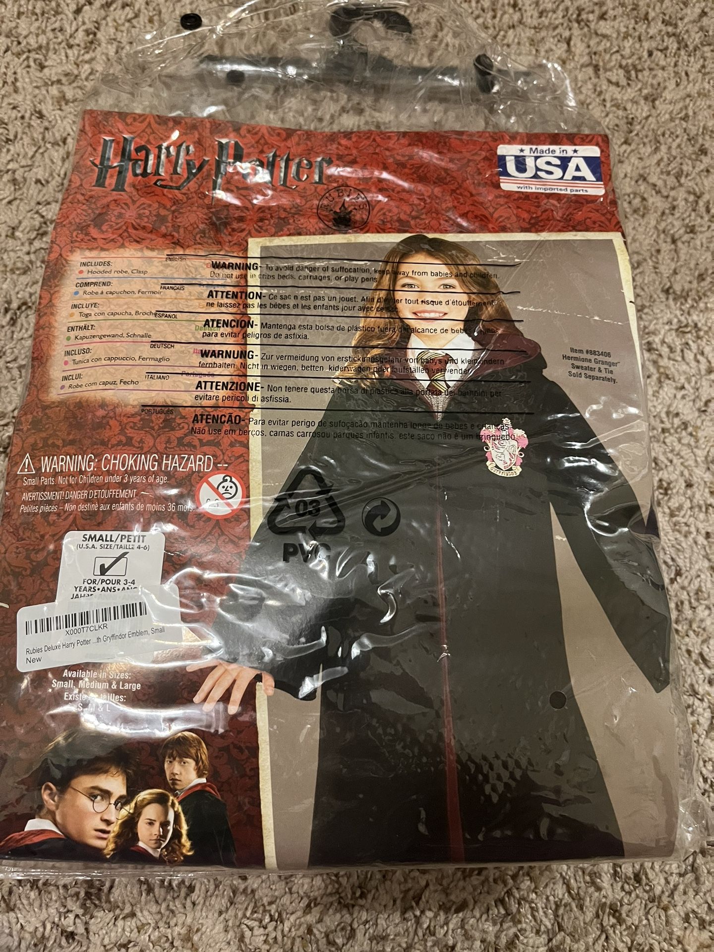 Harry Potter Hermione Robe/costume 