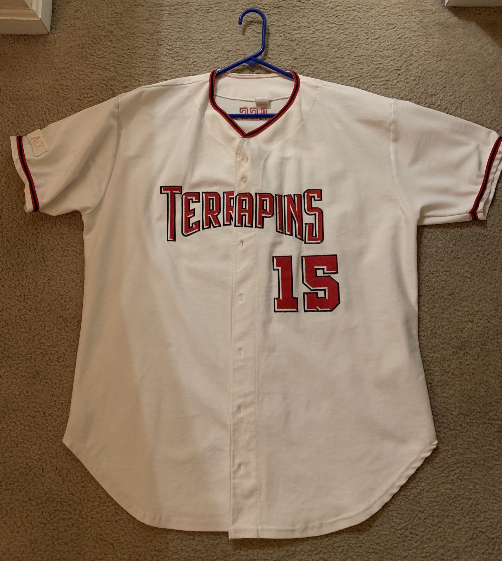 Official Team Issue University of Maryland Baseball Jersey