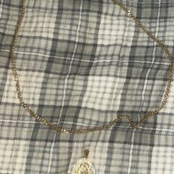 Brand New Gold Plated Maria Necklace 