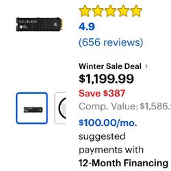 WD_BLACK SN850P NVME" SSD