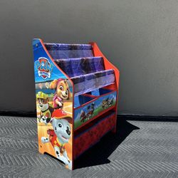 Paw Patrol Kids Book And Toy Organizer 