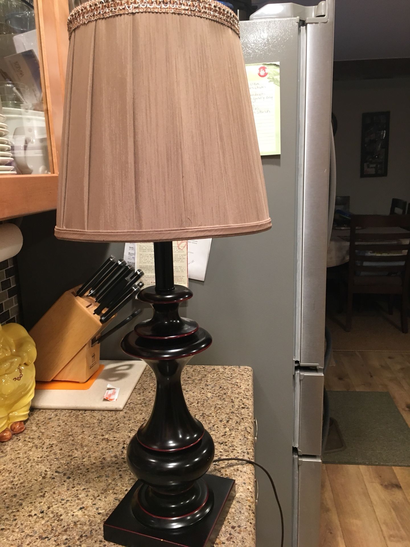 Lamp with shade