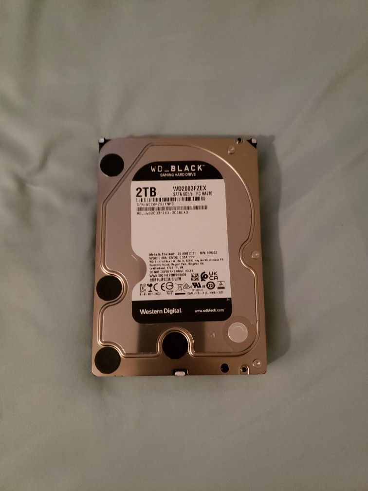 WD Black 2tb hdd