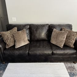 Couch and Love Seat w/ Pillows