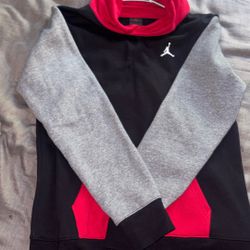 Black/Red/Grey Jordan Hoodie Size XL/13-15 Kids