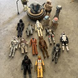 Vintage Kenner Star Wars Figure Lot – 1977–1985 – Max Rebo, Vader, Snowtrooper + More