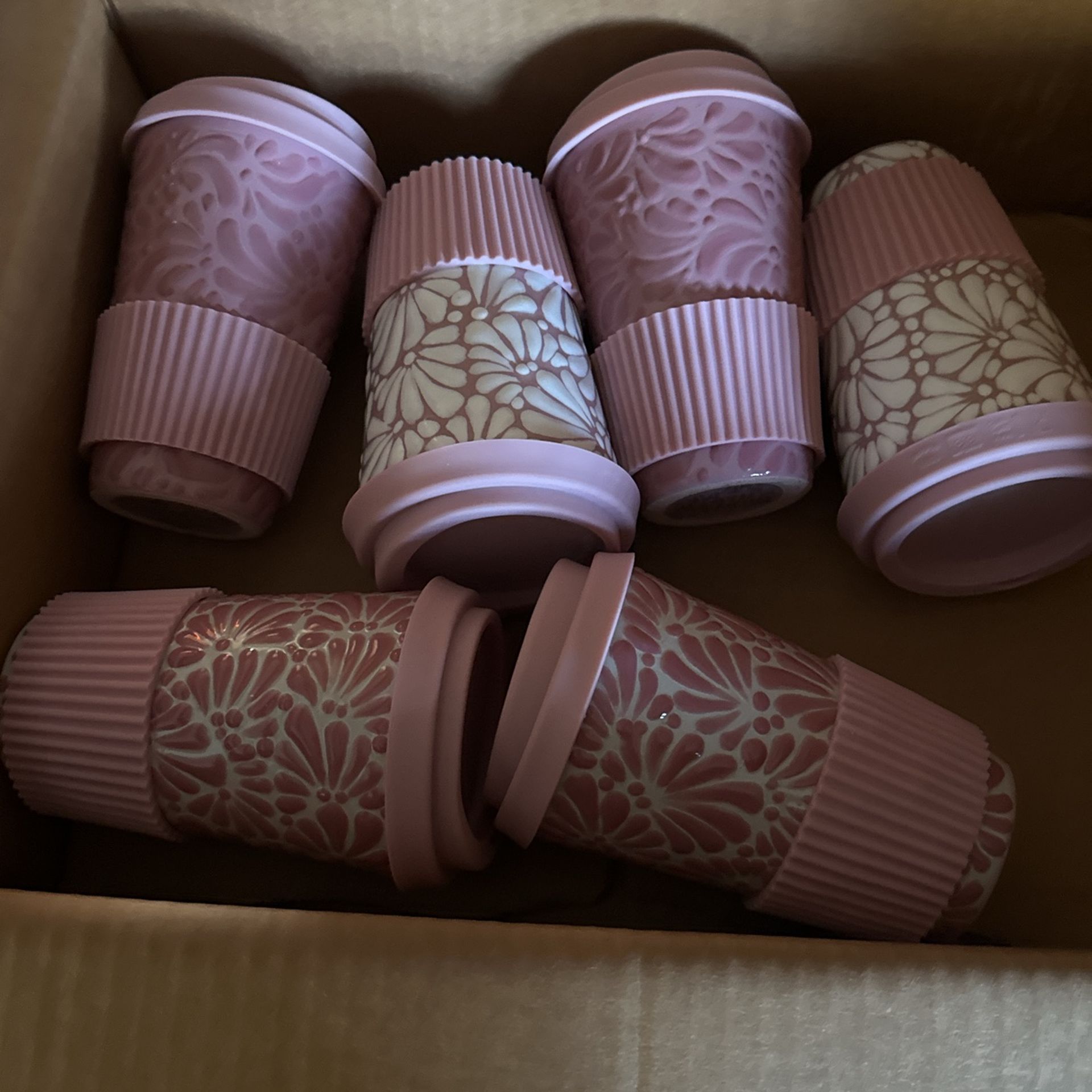 Mexican Ceramic coffee, tumblers