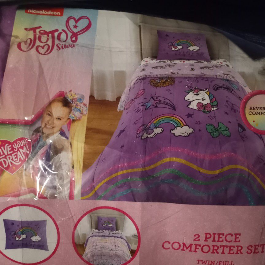 Jojo Siwa 2 Pice Twin  Comforter Set