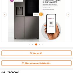 💯LG THINQ  BLACK STAINLESS STEEL WITH  