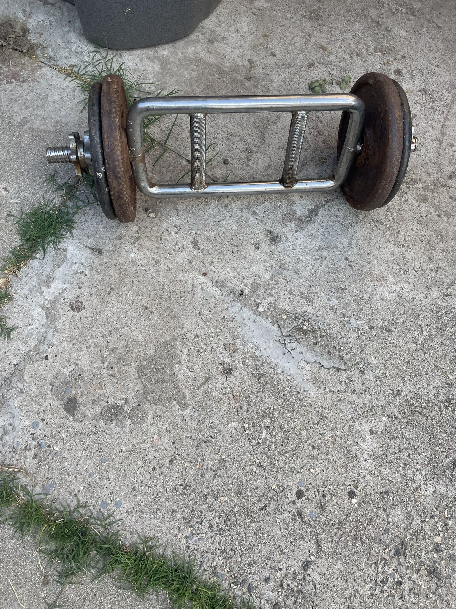 300+ lbs Weight Set with Bars & Rack – Great Deal 💪