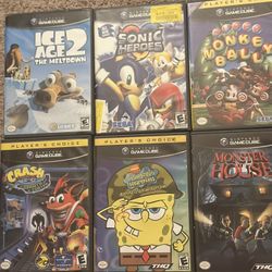 Nintendo GameCube Games ( Message For Prices )
